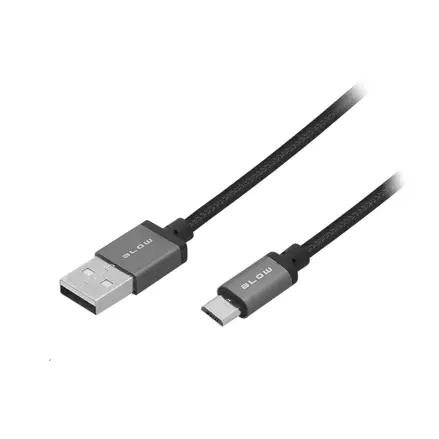 Šnúra microUSB 1,5m HQ metal