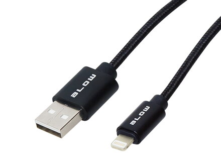 Kábel USB 2.0 - iPhone 5/6/7, 1m pletený