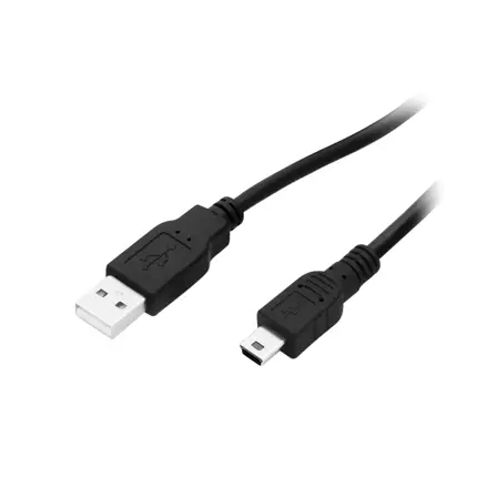 Šnúra USB2.0 A, / miniUSB A 1.0m