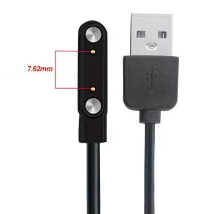 USB nabíjací kábel pre SMART hodinky 7,62mm