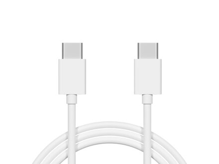 Šnúra USB-C 1m biela rýchlonabíjacia