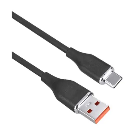 Šnúra Solight USB-C 3.1 / USB-A 2.0, silikón, 1m
