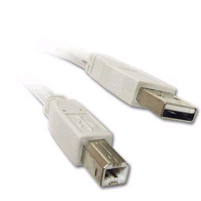 USB 2.0 šnúra k tlačiarni (A-B) šedá, 3m