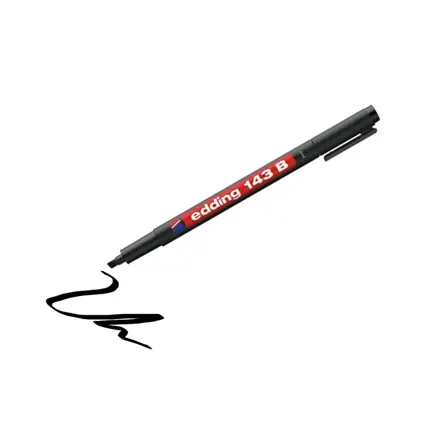 Fixka na výrobu ploš.spojov Edding 143B, 1-3mm