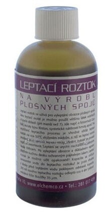 Leptací roztok na výrobu plošných spojov L-1, 200ml