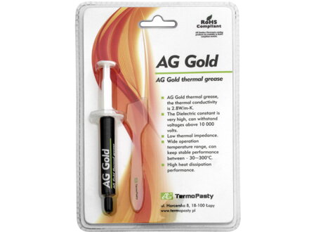Teplovodivá pasta AG Gold 3g 