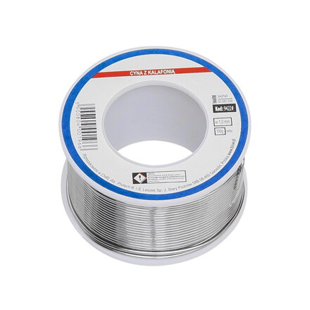Cín spájkovací 1.0 mm/100g, Sn60Pb40, TINOL