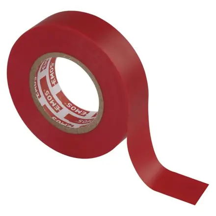 Izolačná páska červená 19mm/20m 