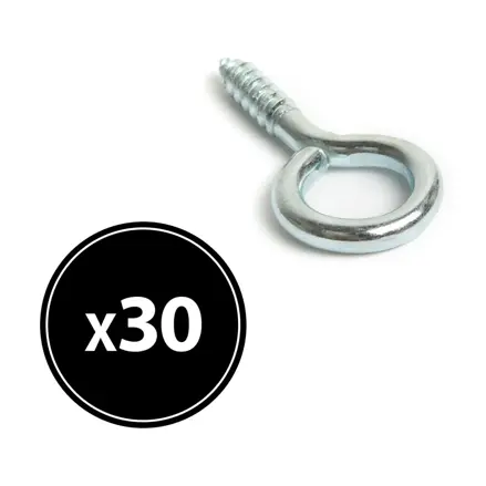Skrutka s okom 14 x 30 mm - 30ks