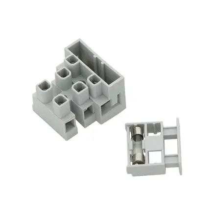 Trojpólová svorkovnica s poistkou 5x20mm 