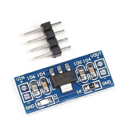 Napájací modul, stabilizátor 5V s AMS1117
