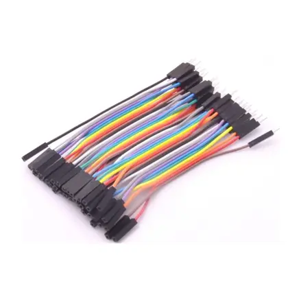 Sada prepojovacích káblov 40ks 10cm male/female