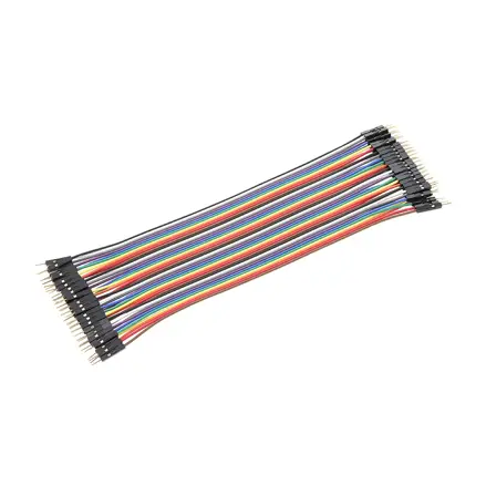 Sada prepojovacích káblov 40ks 18cm, konektor/konektor
