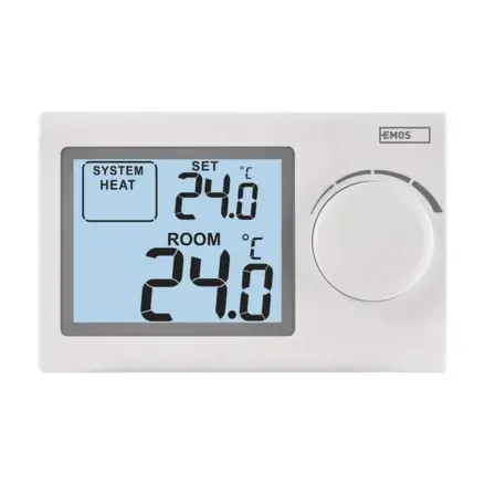 Izbový drôtový termostat EMOS P5604 s LCD