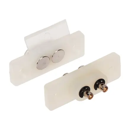 Magnetický kontakt 2pin zo strany pántov