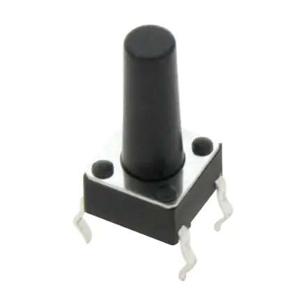 Mikrotlačidlo 4pin, OFF (ON) 6x6 h=17mm