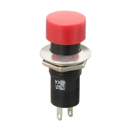 Prepínač ON/OFF 1A/250V červený