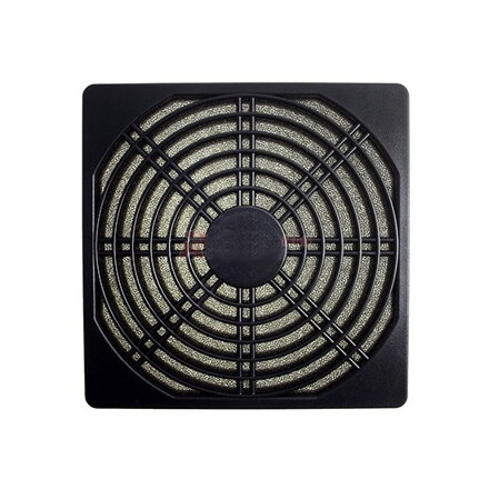 Plastová mriežka ventilátora s filtrom, 92x92mm