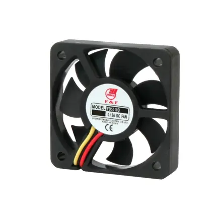 Ventilátor 50x10 12V klzný 3 vodiče