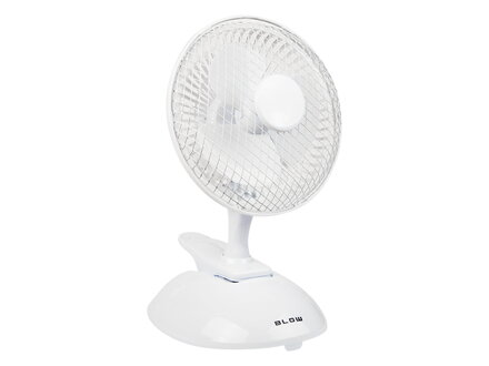 Stolový ventilátor 6" 22W 2v1 so štipcom, biely