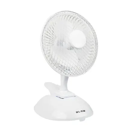 Stolový ventilátor 6" 22W 2v1 so štipcom, biely
