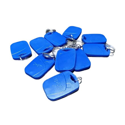 Duálny plastový  čip RFID 125KHz + 13.56MHz, modrý Duálny plastový  čip RFID 125KHz + 13.56MHz, modrý