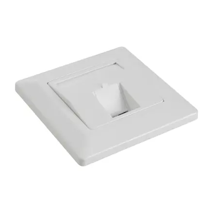 Modulárna zásuvka Solarix pre 1x Keystone, pod omietku