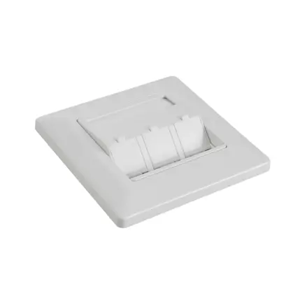 Modulárna zásuvka Solarix pre 3x Keystone, pod omietku