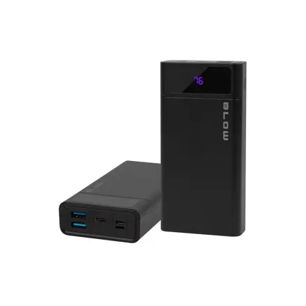 Powerbanka PB20E 20.000mAh QC+PD 20W + lightning, čierna