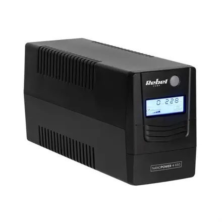 UPS záložný zdroj REBEL RB-4023 650VA s LCD