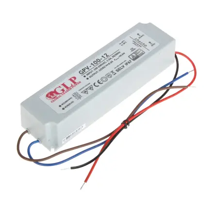 Zdroj pre LED GPV-100-12, 12V/8.3A IP67