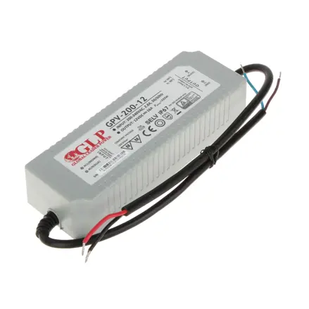 Zdroj pre LED GPV, 12V/16A 200W IP67 