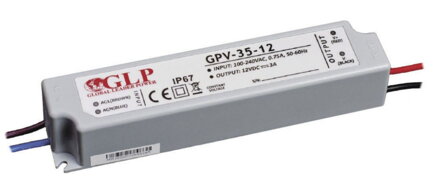 Zdroj pre LED GPV-35-12, 12V/3A 36W IP67