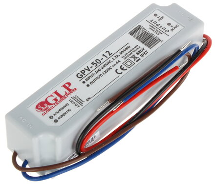 Zdroj pre LED GPV-50-12, 12V/4A 48W IP67