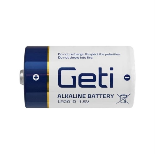 Alkalické batérie D (LR20) Geti (2ks)