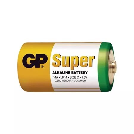Batérie C (R14 ) GP Super Alkaline, 2ks