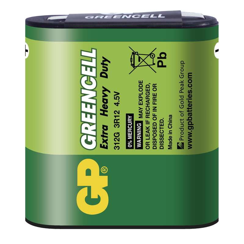 Bateria 4.5V 3R12, GP Greencell Bateria 4.5V 3R12, GP Greencell