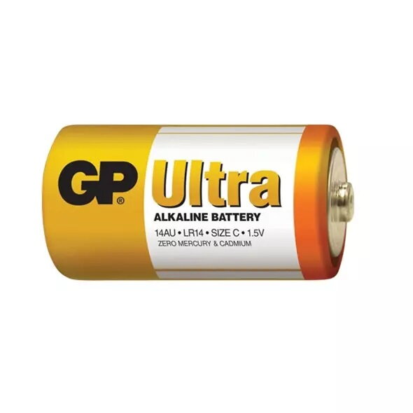 Batérie C (R14 ) GP Ultra Alkaline, 2ks Batérie C (R14 ) GP Ultra Alkaline, 2ks