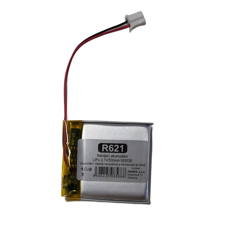 Nabíjací akumulátor LiPo 3,7V/500mA Nabíjací akumulátor LiPo 3,7V/500mA