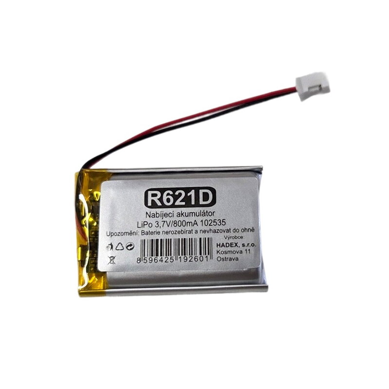 Nabíjací akumulátor LiPo 3,7V/800mA Nabíjací akumulátor LiPo 3,7V/800mA