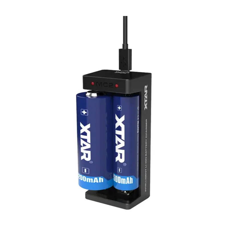 USB nabíjačka akumulátorov XTAR MC2 typu 2x18650