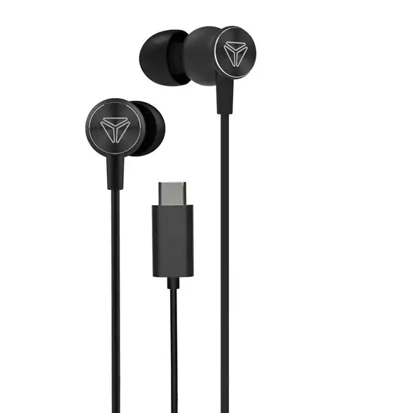 Drôtové slúchadlá YENKEE YHP 505BK, USB-C konektor Drôtové slúchadlá YENKEE YHP 505BK, USB-C konektor