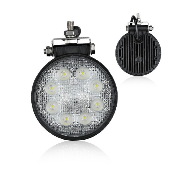 LED pracovné svetlo 10-30V, E8, 11,5cm, okrúhle LED pracovné svetlo 10-30V, E8, 11,5cm, okrúhle