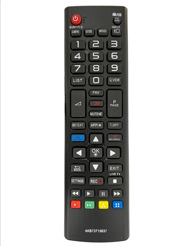 Náhradný diaľkový ovládač LG AKB73715637 Náhradný diaľkový ovládač LG AKB73715637