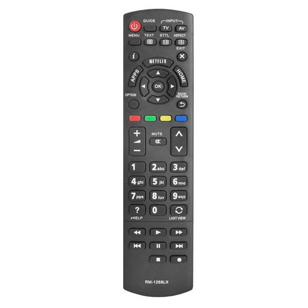 Náhradný diaľkový ovládač PANASONIC LCD NETFLIX RM-1268LX