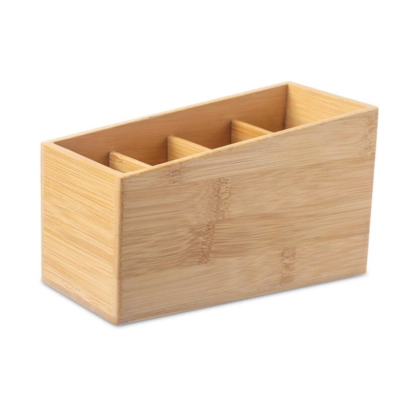 Drevený organizér pre 4x diaľkový ovládač