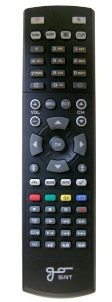 Diaľkové ovládanie GoSAT GS7050, 7055, 7056HD PVR