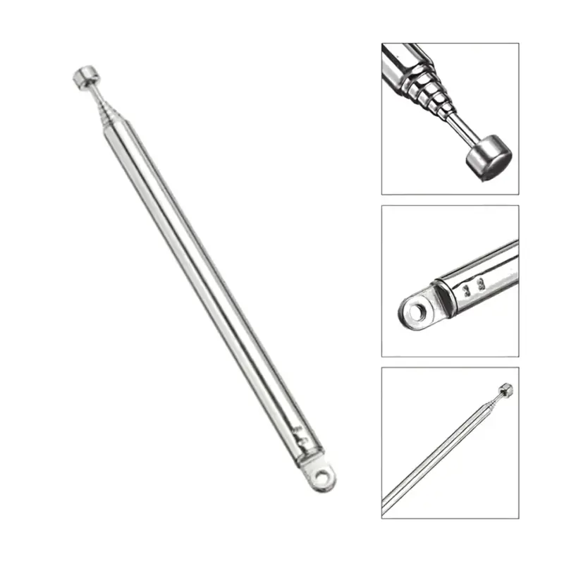 Teleskopická FM anténa 6mm, 154-640mm