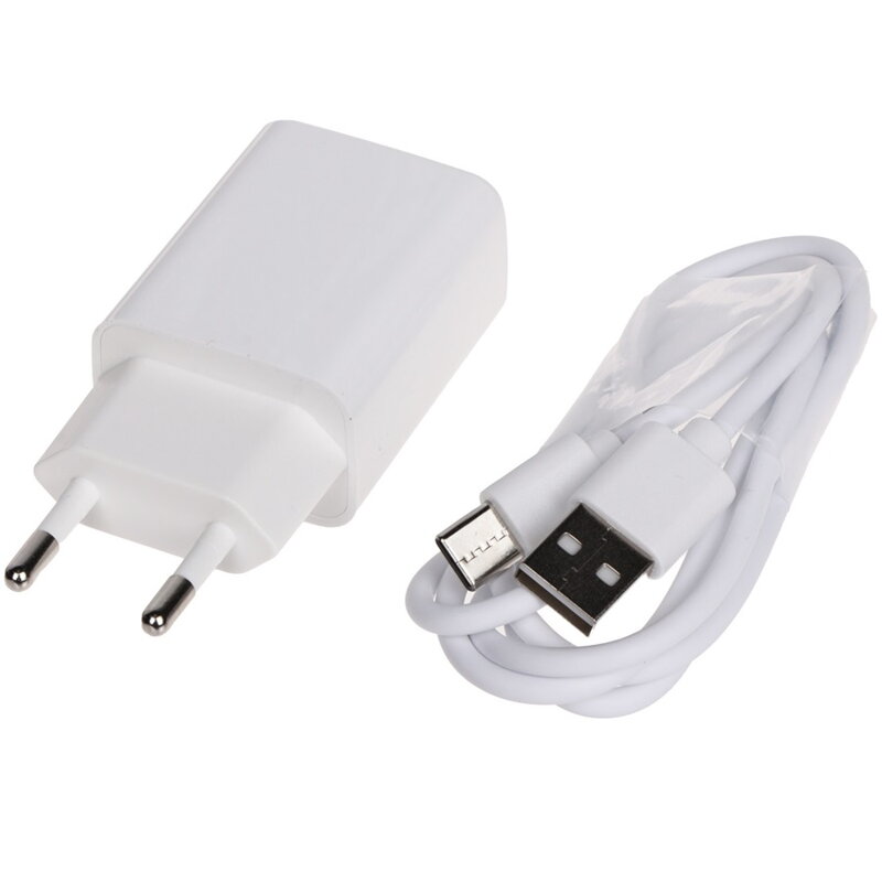 Sieťová nabíjačka 5V/2A biela, USB-A + kábel USB-C