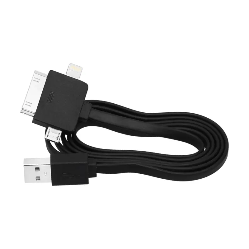 USB kábel 3v1 (microUSB, Apple 8pin, 30pin) 1m
